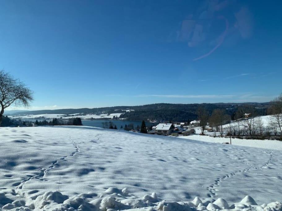 Ancienne Ferme Comtoise 4 Etoiles, 11 Personnes Lac St-Point/Mont D'Or Montperreux Экстерьер фото