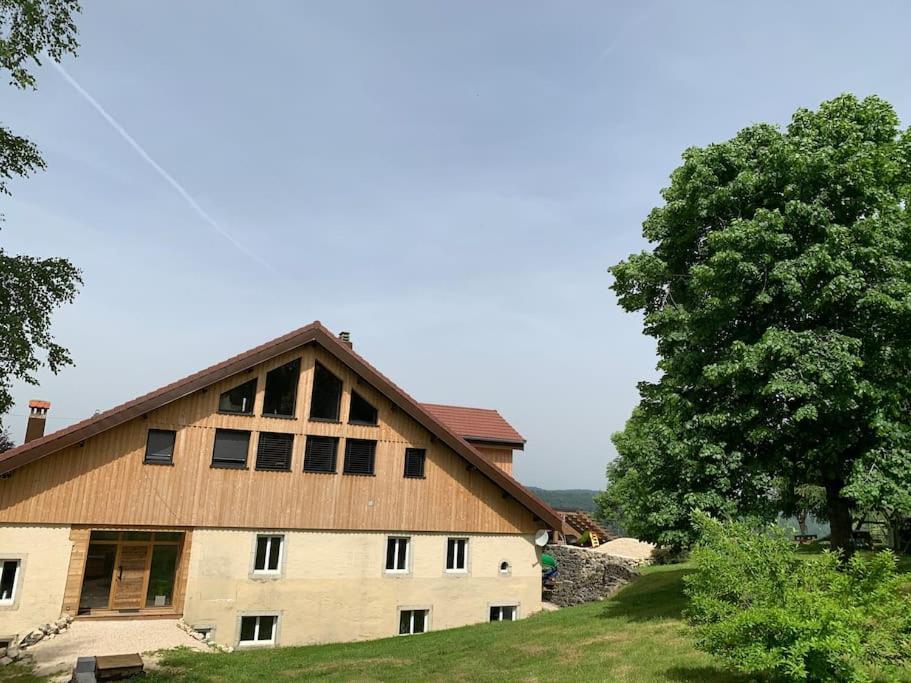 Ancienne Ferme Comtoise 4 Etoiles, 11 Personnes Lac St-Point/Mont D'Or Montperreux Экстерьер фото